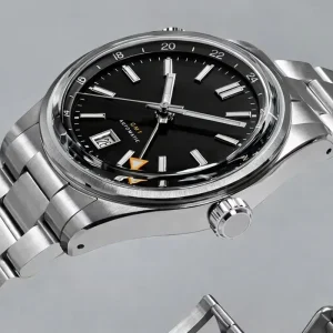 Japan Miyota 9075 Self Winding Movement GMT Automatic Watches Customized Logo BGW9 Super Luminous Mechanical Men Luxury Watch