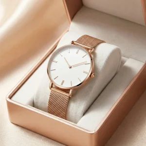 Japan Movement Titanium Diamond Quartz Watch Luxury Quartz Watch Men’s Digital Luminous Waterproof Gold Quartz Watch