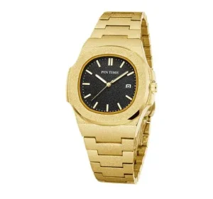 Japan Movt Quartz Watch Alloy Case Business & Fashion Style Dull Polish Waterproof Men’s Watch