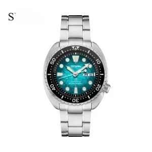 Japanese Imported Men’s Retro Contrast Color Mechanical Watch Sports Fashion Dual Calendar Diving Leisure