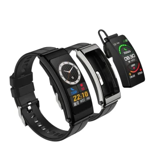 K13 Smart Watch 2in1 with BT Earphones Reloj Smartwatch with Earbuds BT Call Music Heart Rate Monitor Smart Watch 2 in 1