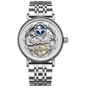 KINYUED Factory OEM Stainless Steel Mechanical Automatic Watches Men’s Wristwatches Custom Logo