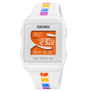 KMEI 2055 Men’s Luxury Digital Sport Watch Classic Electronic Watch Alarm Stop Watch Features Custom Simple Design Plastic Band