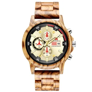 KUNHUANG 1010 Wood Timepiece Custom Wooden Watch Men Wood Watches