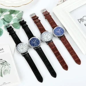 Kids Fashion Quartz Watch Children Leather Casual Watch
