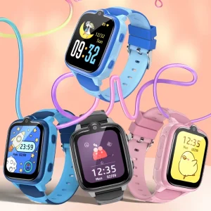 Kids GPS Tracker Smart Watch Android 8.1 Wearable Device Sleep Tracker Calendar WiFi Video Call SOS IP67 Waterproof for Children