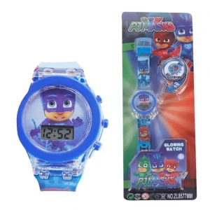 Kids LED Cartoon Watch Toy Kid Silicone Bling Bracelet Children Digital Led Watch for Child Gifts