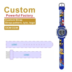 Kids Watch 3D Cartoon Waterproof Wristwatch