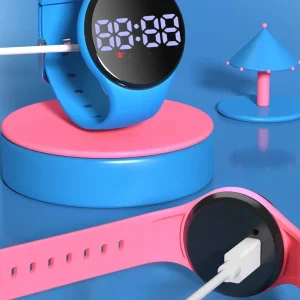 Kids Watch Vibrating Timer 8 Set Vibration Music Alerts with Flashing Timer Custom Watches
