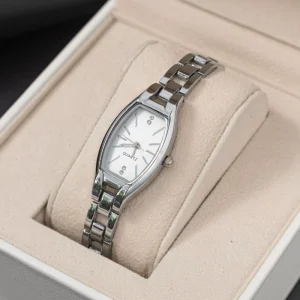 Korean Version Compact and Simple Temperament Student Women’s Steel Strap Quartz Watch Women’s Watch