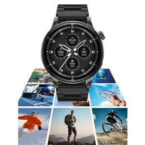 L7 GPS Smart Watch AMOLED 1.52 Inch Zinc Alloy IP68 Waterproof GPS L1 Positioning Heart Rate Blood Pressure 170 Sports Modes
