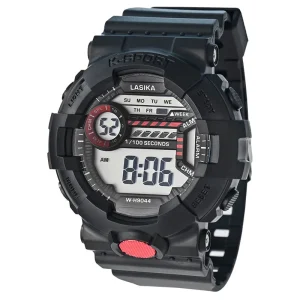 LASIKA W-H9044 Digital Sport Watch for Lovers Square Case Water Resistant Alarm Feature Shock Lover’s Reloj