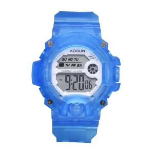 LED Digital Display Watch Cute Student Leisure Sports Watch