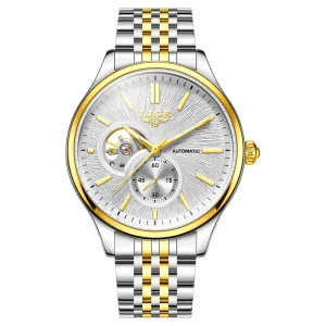 LG6833 Leisure Business Large Dial Hollow Sports Calendar Automatic Men’s Mechanical Watch