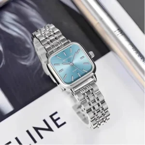 LP18 Women’s Watch Fashion Leisure Sports Stainless Steel Strip Quartz Watches Simple Dial Design Retro Watch for Ladies
