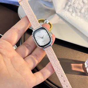 LP75 Women’s Sport Wristwatch Square Quartz Fashion Casual Leisure Silicone Band Relogio Masculino Watches for Ladies