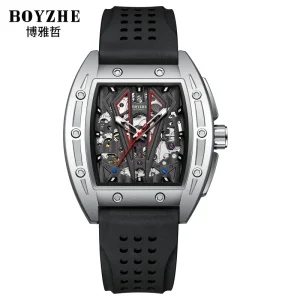 Lacquered Business Sports Watch with Tourbillon Movement for Men Fully Automatic Mechanical Versatile and Fashionable Watch