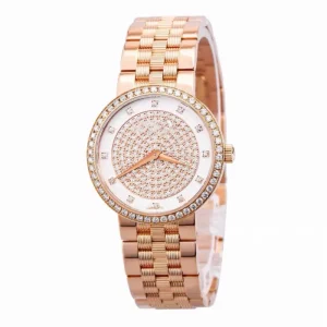 Ladies Luxury Quartz Watch K0075L Women’s Stainless Steel Bracelet Rose Gold Case Seiko Movement Crystal Female Relojes Mujer