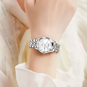 Lady Watch New Model Fashionable Style Steel Strap