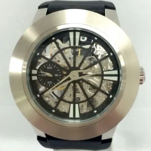 Large Dial Skeleton Luxury Automatic Mechanical Wrist Watch for Men Customizable