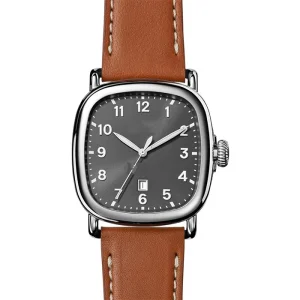 Leather Square Unisex Watch