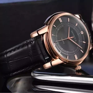 Leather Wristwatch Business Watches Casual Men Wrist Clock Masculino Sport Watch Design Quartz Luxury Fashion Glass