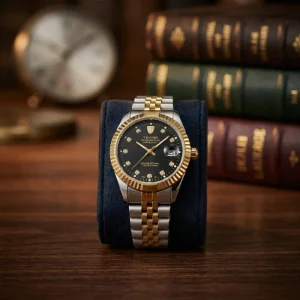 Leisure Business Men’s Watch 38mm Night Light Dial Automatic Mechanical Watch Stainless Steel Strap