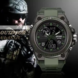 Leisure Men’s Watch 50M Waterproof Outdoor Sports Watch Suitable for Men’s Fashionable G style Relogio Masculino Digital Watch
