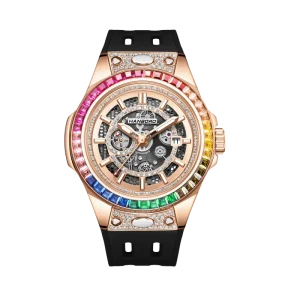 Light Luxury Men’s Automatic Mechanical Watch Quick Release Replaceable Strap Stainless Pointer