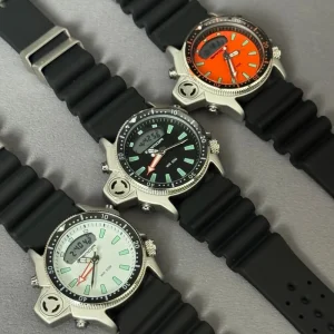 Limited Monster Retro Multi Function Watch with Dual Cycles Waterproof Alarm Calendar Mechanical Men’s Watch