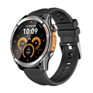 Linwear Sdk Men’s Gps Smartwatch 1.43″ Amoled Hd Screen Fitness Tracker Ai Watch Sports Bt Call Watches