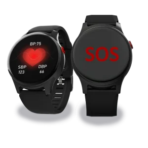 Lone Worker Smart Watch for Men Fall Director Private Model Wearfit Smart Watch 4G LTE GPS Tracking SOS Home Alert Smart Watch