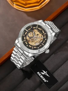 Low MOQ Custom Logo Watches Mechanical Watch for Men Mechanical Automatic Skeleton Watch
