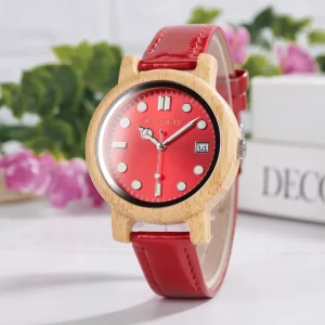 Low MOQ Dropshipping Fast Delivery Antique Fashion Charm Quartz Wooden Watch with Pointer Dial Eco-Friendly 43mm