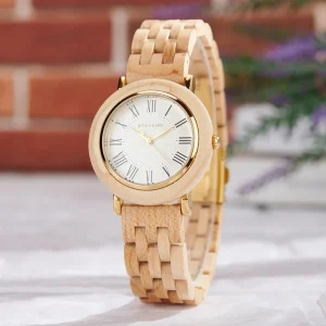 Low MOQ Dropshipping Fast Delivery Original Movement Classic Quartz Wood Watch 43mm Luxury Fashion Charm Antique