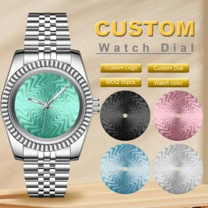 Low Moq Custom Logo Luxury Men’s Wrist Watch Make Your Own Custom Watch Men Waterproof Automatic Mechanical Watch for Men
