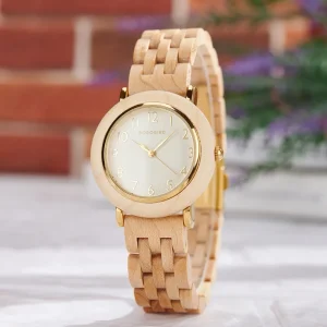 Low Moq Dropshipping Fast Delivery Original Movement Classic Quartz Wood Watch
