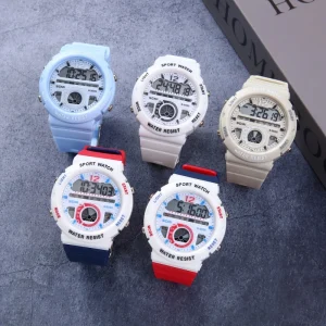 Luminous Backlit Large Dial Sports Men’s Watch, Student Children’s Waterproof Watch
