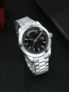 Luminous Business Date Luxury Watches for Man Business Men WristWatch Strap Quartz Watch