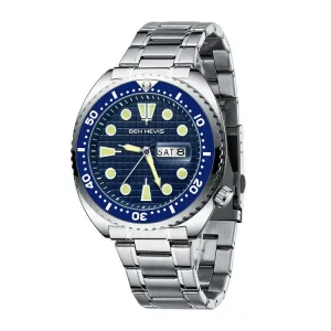 Luminous Sport Antique Business Alloy Dual Calendars Mens Quartz Wrist Watch Custom Logo Silicone