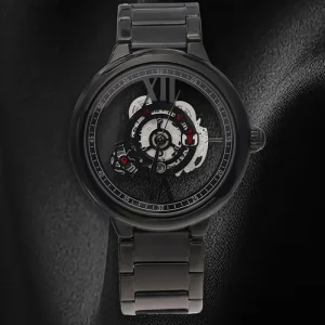 Luminous Waterproof Business Sport Watch Fashion Quartz Movement Skeleton Watch