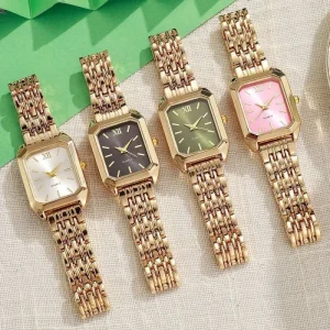 Luxurious Eco Friendly Quartz Movement Casual Ladies’ Watch with Alloy Case and Acrylic Band