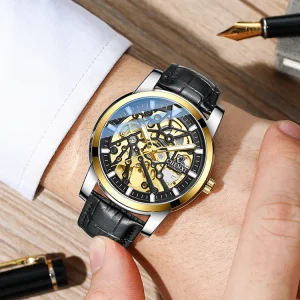 Luxurious Stainless Steel Mechanical Watch 20mm Scratch Resistant Coating High End Design for Men’s Formal