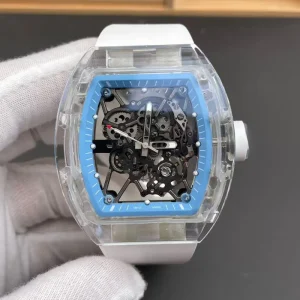 Luxurious and elegant sapphire crystal tourbillon waterproof skeletonized design sports business men’s watch