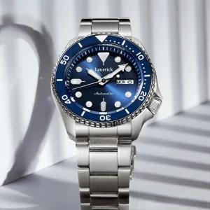 Luxury 316L Stainless Steel Automatic Mechanical Japan Movement Sapphire Glass Round Dial 100M Waterproof Watches