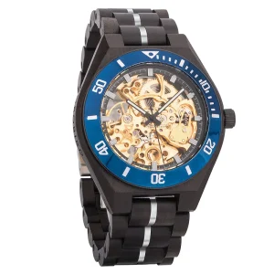 Luxury Antique Mechanical Waterproof Wooden Watch for Men and Women with 30Bar Water Resistance