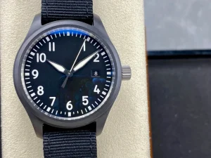 Luxury Automatic Watch Stainless Steel Case Canvas Strap Mechanical Watch Casual Wear Men’s Watch