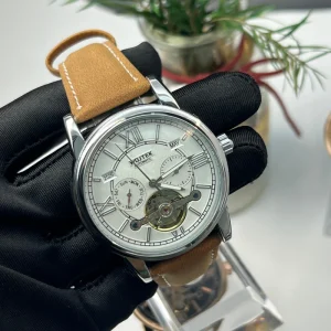 Luxury Big Tourbillon Movement Mechanical Watch Perpetual Calendar Automatic Men Watch