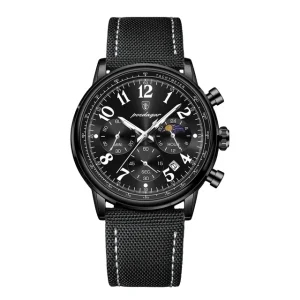 Luxury Business Man Wristwatch Waterproof Fashion Luminous Date Week Quartz Watch for Men Relogio Masculino