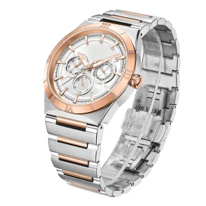 Luxury Business Men Quartz Watch Waterproof Stainless Steel Band Wristwatch for Male Gift